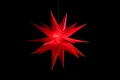 Produktbild: Sterntaler® Dekostern 18 Zacker 65, Dekostern Weihnachtsstern 18-Zacker Faltstern Kunststoff Rot