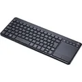 Produktbild: Renkforce MT-1006 Funk Tastatur, Touchpad Deutsch, QWERTZ Schwarz Integrierte...