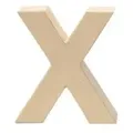 Produktbild: Glorex Dachpappe Glorex Papp-Buchstabe X 17,5 x 5,5 cm braun