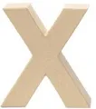 Produktbild: Glorex Papp-Buchstabe X 17,5 x 5,5 cm