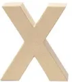 Produktbild: Glorex Papp-Buchstabe X 17,5 x 5,5 cm