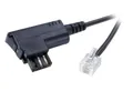 Produktbild: Vivanco 2 adriges Telefonanschlusskabel 3 m (TAE-F Stecker - RJ 11 Stecker) schwarz