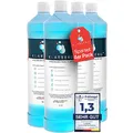 Produktbild: KLARBERG® 4x1L Bodenreiniger Wischroboter Reinigungsmittel Konzentrat 1:100 I Frischer Duft mit unserem Reinigungsmittel für Saugwischer I Saugroboter Reinigungsmittel, Laminat, Fliesen
