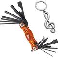 Produktbild: Pearl PTT13 Tool Schlagzeug-Schlüssel Universal-Werkzeug + keepdrum Notenschlüssel Anhänger
