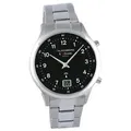 Produktbild: Falkenberg & Söhne Funkarmbanduhr japanisches Quarzuhrwerk Funkuhr 41 mm Edelstahl 20 mm Funksignal DCF77 Herrenarmbanduhr Damenarmbanduhr Digitale