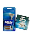 Produktbild: Gillette Sensor3 Rasierer mit 6 Rasierklingen + 10 Sensor Excel Rasierklingen