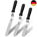 Produktbild: ANAEAT Glasurspatel, Set mit 3 professionellen, abgewinkelten, versetzten