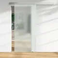 Produktbild: Glasschiebetür ESG satiniert Floatglas DIN LI/RE 2060 x 940 x 8 mm