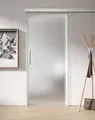 Produktbild: Ambiente Glas-Schiebetür Satinato Dekor 11/01 ESG, satiniertes Glas