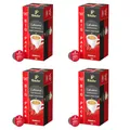 Produktbild: Tchibo Cafissimo Espresso elegant Kaffeekapseln, 120 Stück – 4x30 Kapseln (Kaffee, ausdrucksstark mit vollem Aroma), nachhaltig & fair gehandelt