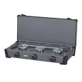 Produktbild: Enders® Campingkocher Bondy 3Z aus Edelstahl mit Zündsicherung, Campinggrill-Kocher, Tragbarer Picknickkocher, Braten, Kochen, BBQ Gasgrill, B61 x T32 x H33 cm, #1878