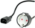 Produktbild: Value 19.99.1117 Kaltgeräte Adapterkabel Schwarz 0.30m