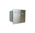 Produktbild: Letterbox24 Briefkasten AV-Serie Edelstahl Durchwurfbriefkasten mit variabler Tiefe (Frontplatte: 390x430 mm (HxB), Frontplatte aus Edelstahl)