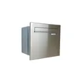 Produktbild: A-042 XXL Mauerdurchwurf-Briefkasten Einbau V2A-Edelstahl Mauerstärke 24.5-40cm