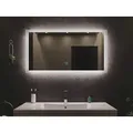 Produktbild: Mid.you Badezimmerspiegel, Glas, rechteckig, 100x53x3.2 cm, waagrecht montierbar, Badezimmer, Badezimmerspiegel, Beleuchtete Spiegel