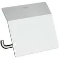 Produktbild: hansgrohe AddStoris Papierrollenhalter 41753000 mit Deckel, Wandmontage,