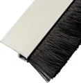 Produktbild: Türbürste – Streifenbürste – 90 cm Aluminium-H-Profil – Wohnaccessoires – Türleiste