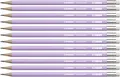 Produktbild: STABILO - Bleistift mit Radierer - Swano Pastel - 12er Pack - lila - Härtegrad HB
