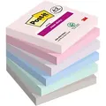 Produktbild: Post-it Soulful Super Sticky Haftnotizen 76 x 76 mm Farbig sortiert Quadratisch Blanko 90 Blatt Vorteilspackung 4 + 2 Gratis