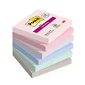 Produktbild: Post-it Haftnotizen Soulful Collection Super Sticky 76 x 76 mm 4+2-6 Blöcke á 90 Blatt