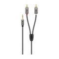 Produktbild: Goobay Plus Audioadapterkabel - 3,5-mm-Klinke zu Stereo-Cinch-Stecker, 1.0 m