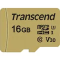 Produktbild: Transcend TS16GUSD500S (16 GB, microSDXC, U3, UHS-I) (TS16GUSD500S)