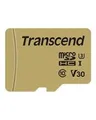 Produktbild: Transcend 500S Flash-Speicherkarte microSDHC/SD-Adapter inbegriffen 16 GB Video Class V30 / UHS-I U3 / Class10 microSDHC (TS16GUSD500S)