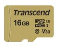 Produktbild: TS16GUSD500S Transcend 500S Flash-Speicherkarte (microSDHC/SD-Adapter inbegr ~D~