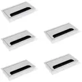 Produktbild: Emuca Kabeldurchführungen, Dunkelgrau, Metall, 8x3x15.9 cm, Arbeitszimmer, Bürozubehör