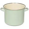 Produktbild: Riess Emaille Topf mit Chromrand Ø 22 cm, 6 l, nilgrün pastell