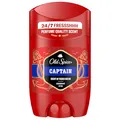 Produktbild: Old Spice Captain Deostick für Männer 50 ml, 24/7 Frischhh bei täglicher Anwendung, langanhaltender Duft in Parfumqualität, Schutz vor Gerüchen, Ohne Aluminiumsalze, unsichtbar auf Schwarz und Weiß