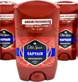 Produktbild: 6x Old Spice Captain Deostick Männer Deo 50ml 0% Aluminium Salze 48H Freshness