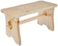 Produktbild: Zeller 13130 Fußbank, Kiefer ca. 39x19x21cm, Schemel, Fußbank, Holzhocker, Fu...