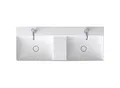 Produktbild: Duravit DuraSquare Möbel-Doppel-Waschtisch geschliffen 2353120071 120 x 47 cm, ohne Überlauf, mit Hahnlochbank, 1 Hahnloch, weiß