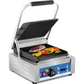 Produktbild: Royal Catering Kontaktgrill - geriffelt- Timer - 1800 W