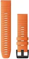 Produktbild: Garmin QuickFit 22-Uhrenarmbänder Dunkeloranges Silikon