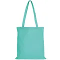 Produktbild: TEXXILLA 10er | 25er | 100er Pack Baumwolltasche - 28 Farben | mit Zwei Langen Henkeln | 38x42cm | Jutebeutel | Einkaufstasche | unbedruckt, Farbe:Mint, Größe:10 Stück