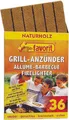 Produktbild: Favorit Grillanzünder fest 36 Stk Anzünder für Grill + Kamin Kaminanzündern 1826