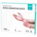 Produktbild: EUROPAPA® 100x Nitrilhandschuhe Pink Box Einweghandschuhe Einmalhandschuhe Untersuchungshandschuhe Nitril Handschuhe puderfrei ohne Latex unsteril latexfrei disposible gloves