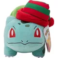 Produktbild: Jazwares Pokémon Plüschfigur Winter Bisasam mit Weihnachtsmütze 20 cm (20 cm) (50835)