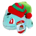 Produktbild: Pokémon Plüschfigur Winter Bulbasaur mit Weihnachtsmütze 20 cm Jazwares
