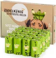 Produktbild: Rudelkönig Hundekotbeutel 300 Kotbeutel für Hunde aus recyceltem Kunststoff, Hundekotbeutel, Extra starke Hundekotbeutel