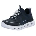 Produktbild: Rieker Sport Slip-On Sneaker, Schlupfschuh, Halbschuh, Freizeitsneaker mit Schnellverschluss blau 38 EU