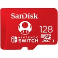 Produktbild: SanDisk 128 GB microSDXC Speicherkarte für Nintendo Switch™ rot