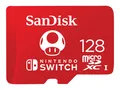 Produktbild: SanDisk microSDXC Extreme 128GB (U3/UHS-I/Cl.10/R100/W90) für Nintendo Switch