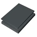 Produktbild: S-Polytec Platte aus Hart PVC Zuschnitt in | grau RAL 7011 | VERSCHIEDENE FORMATE & STÄRKEN | TOP QUALITÄT | (2 Stück | 20 x 30cm, 2mm DUNKELGRAU)