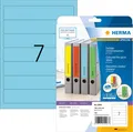 Produktbild: HERMA 5093 Ordnerrücken Etiketten kurz schmal, 20 Blatt, 192 x 38 mm, 7 pro A4 B
