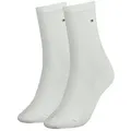 Produktbild: TOMMY HILFIGER Damen Socken, Classic, Strümpfe, einfarbig, Vorteilspack Weiß 35-38 10er Pack (5 x 2P)