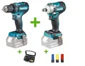 Makita Set DDF485Z Akku-Bohrschrauber + DTW300Z Akku-Schlagschrauber + Zubehör