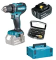 Makita DDF485Z Akku-Bohrschrauber 18V DDF485 + 1xAkku 5Ah + Makpac + Bitset